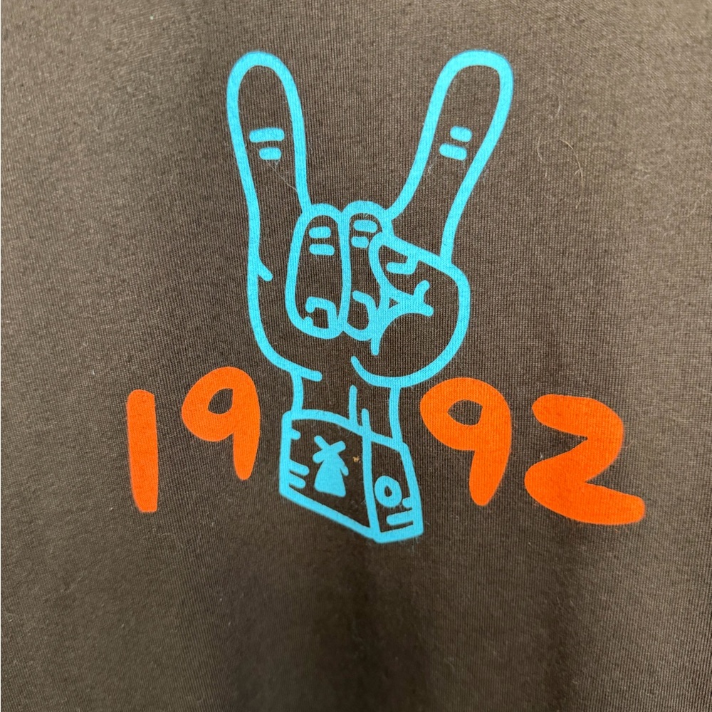Dutch Bros SMALL+XXL Brown Long Sleeve Tour ‘92 Rocker “To Be So Strong….” DB - Picture 6 of 8